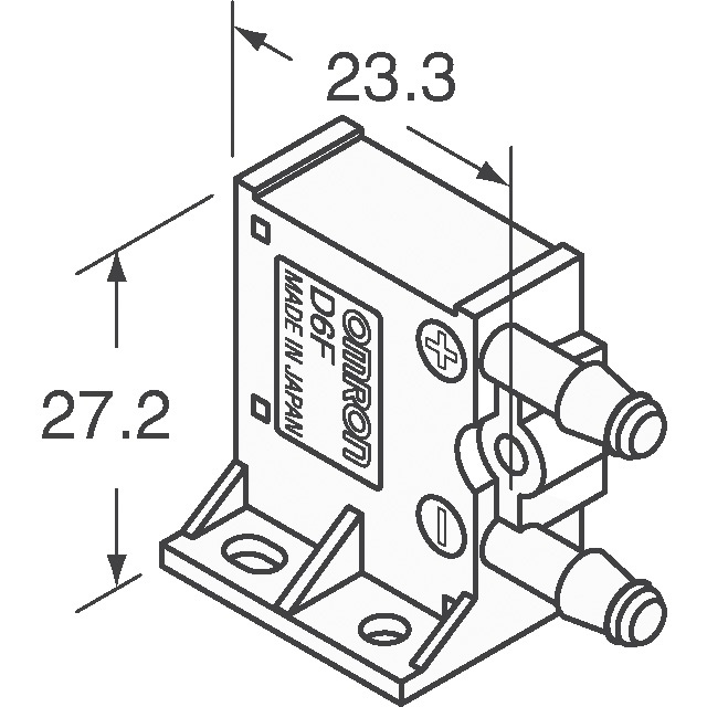D6F-P0010A1 Omron Electronics Inc-EMC Div  Flow Sensors